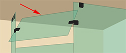 neo angle shower glass doors showers left right open